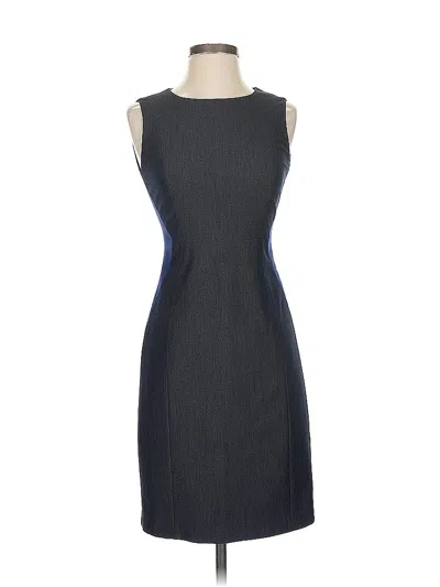 Pre-owned Tahari Cocktail Dress In Gray