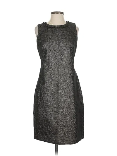 Pre-owned Tahari Cocktail Dress In Gray