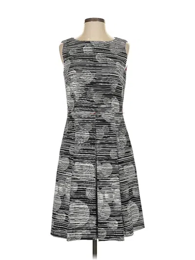Pre-owned Tahari Cocktail Dress In Gray
