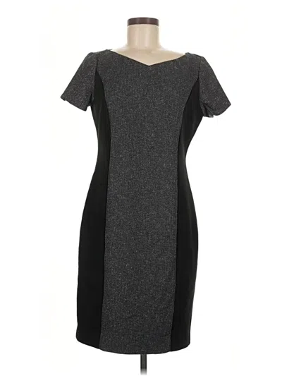 Pre-owned Tahari Cocktail Dress In Gray