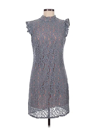 Pre-owned Tahari Cocktail Dress In Gray