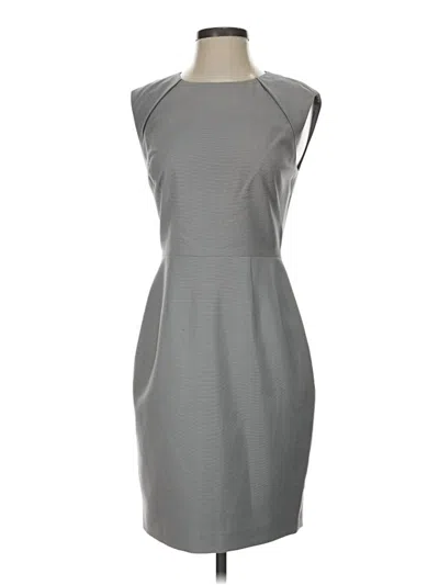 Pre-owned Tahari Cocktail Dress In Gray