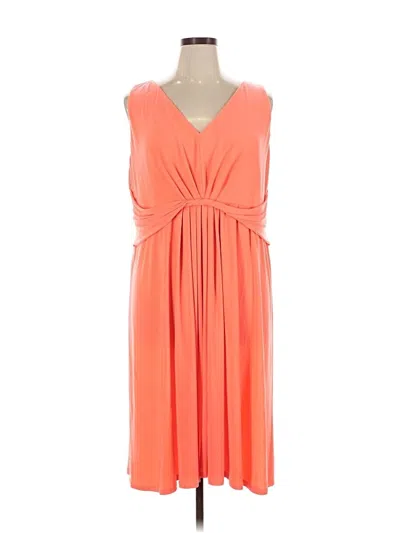 Pre-owned Tahari Cocktail Dress In Orange