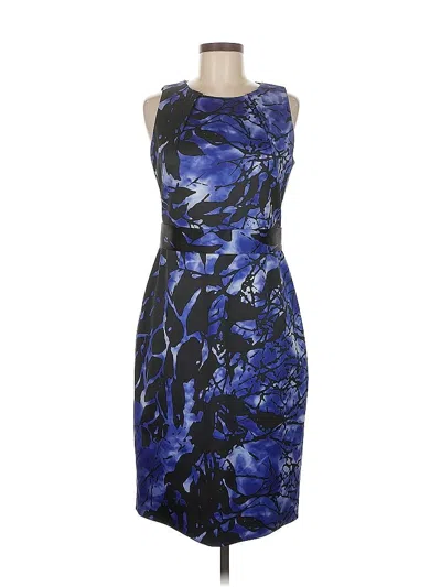 Pre-owned Tahari Cocktail Dress In Purple