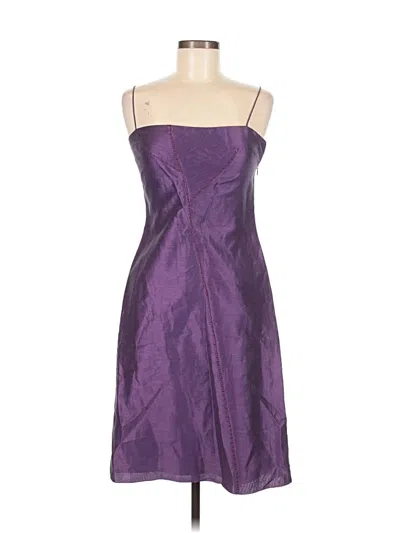 Pre-owned Tahari Cocktail Dress In Purple