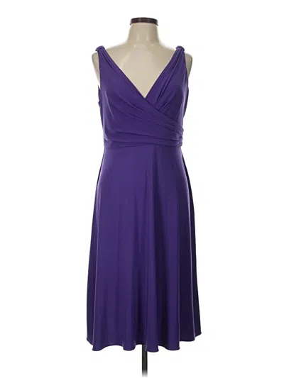 Tahari Cocktail Dress In Purple