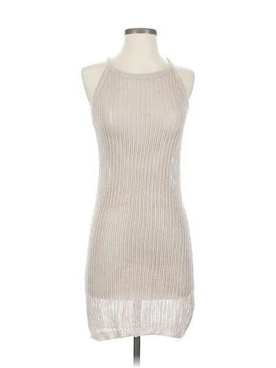 Pre-owned Tahari Cocktail Dress In Silver