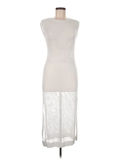 Pre-owned Tahari Cocktail Dress In Silver