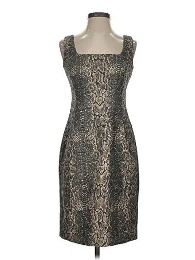 Tahari Cocktail Dress In Tan