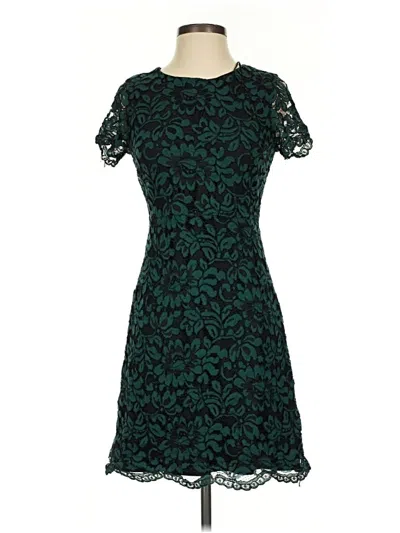 Pre-owned Tahari Cocktail Dress In Teal