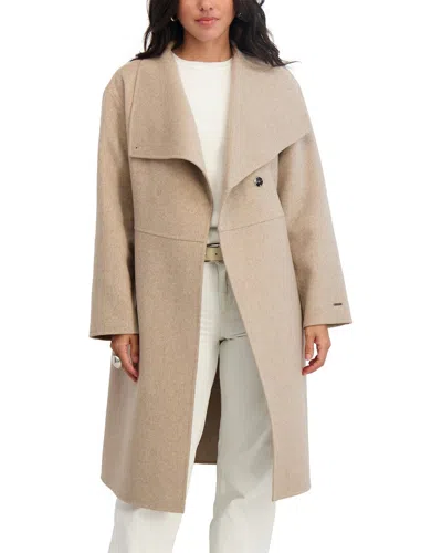 TAHARI TAHARI COCO LONG WOOL-BLEND COAT