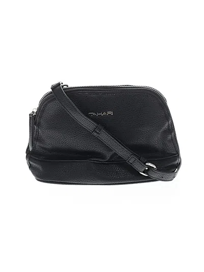 Pre-owned Tahari Crossbody Bag In Black