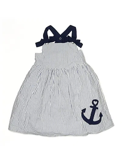 Pre-owned Tahari Kids' Dress In Blue