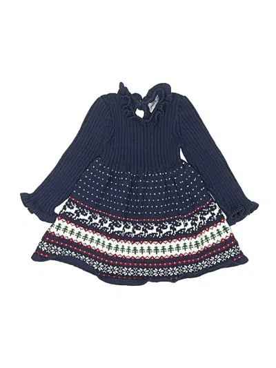 Pre-owned Tahari Babies' Dress In Blue