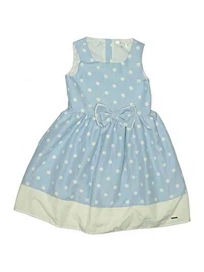 Pre-owned Tahari Kids' Dress In Blue