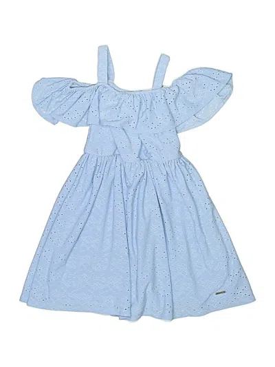 Pre-owned Tahari Kids' Dress In Blue