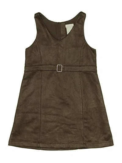 Pre-owned Tahari Kids' Dress In Brown