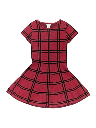 Pre-owned Tahari Kids' Dress In Burgundy