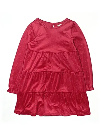 Pre-owned Tahari Kids' Dress In Burgundy