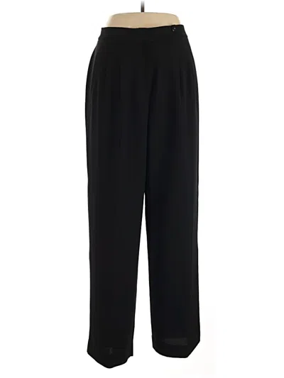 Pre-owned Tahari Dress Pants In Black
