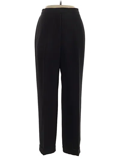 Pre-owned Tahari Dress Pants In Black