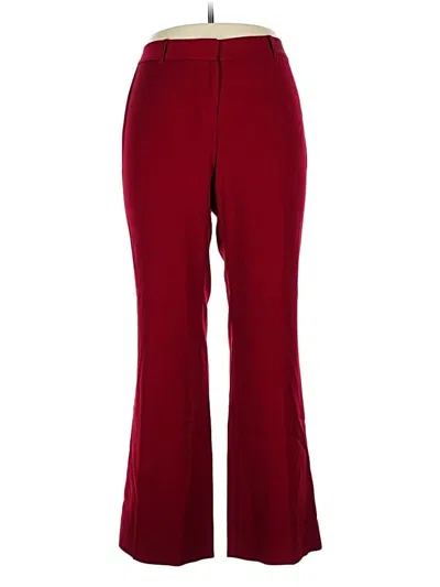 Pre-owned Tahari Dress Pants In Red