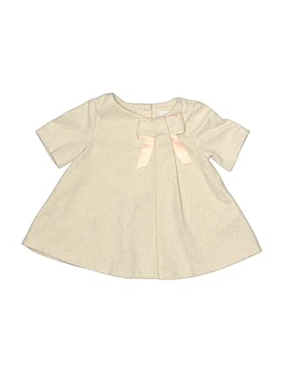 Pre-owned Tahari Babies' Dress In White