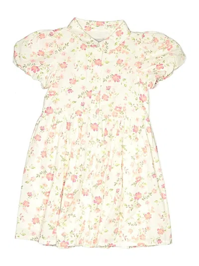Pre-owned Tahari Kids' Dress In White