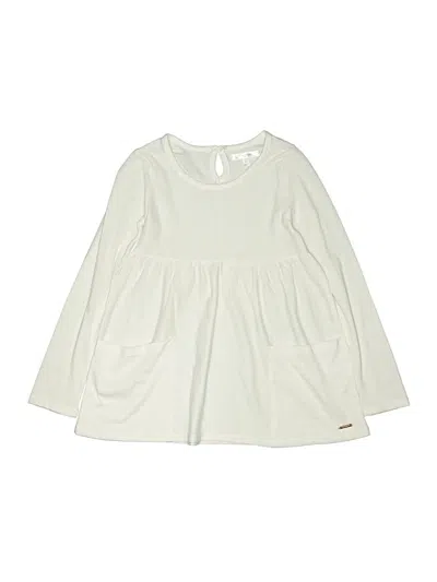 Pre-owned Tahari Kids' Dress In White