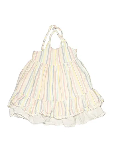 Pre-owned Tahari Kids' Dress In White