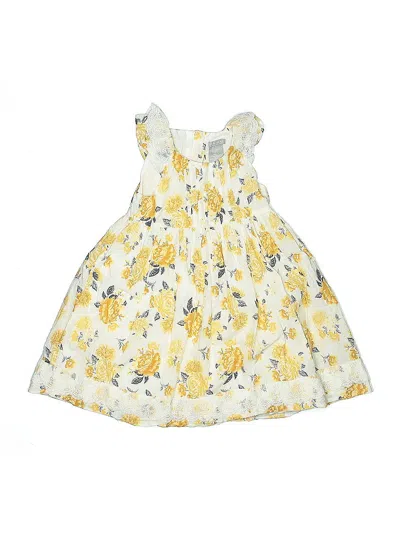 Pre-owned Tahari Kids' Dress In Yellow