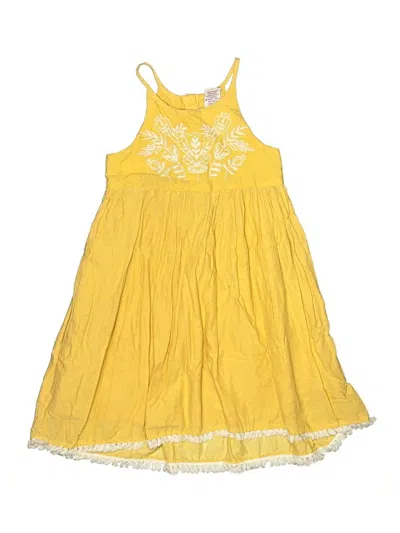 Pre-owned Tahari Kids' Dress In Yellow