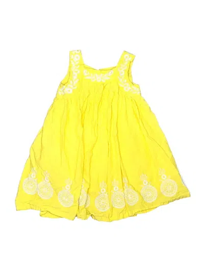 Pre-owned Tahari Kids' Dress In Yellow