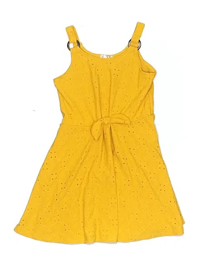 Pre-owned Tahari Kids' Dress In Yellow