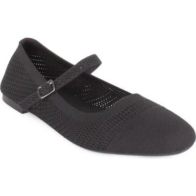 Tahari Dubai Mary Jane Flat In Black