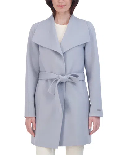 Tahari Ella Wool-blend Coat In Multi