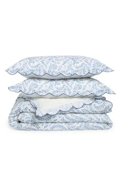 Tahari Elowen 3-piece Comforter Set In Blue