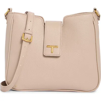 Tahari Flap Crossbody Bag In Pink