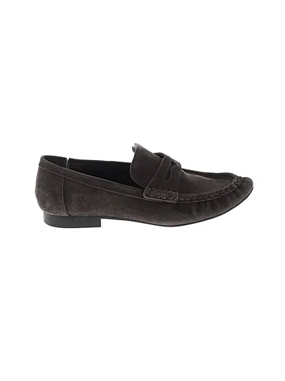 Pre-owned Tahari Flats In Brown