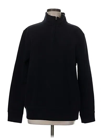Pre-owned Tahari Fleece Jacket In Black