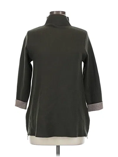 Pre-owned Tahari Fleece Jacket In Green