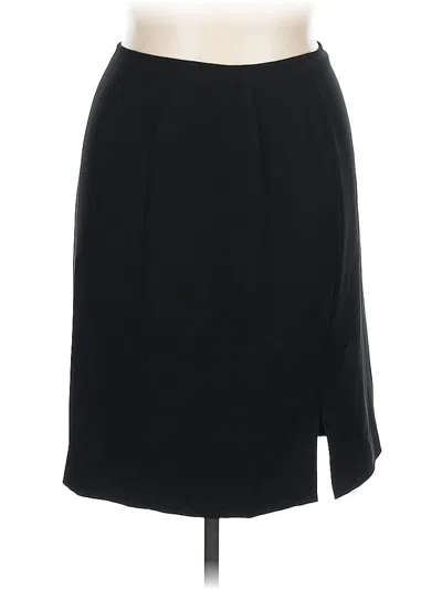Pre-owned Tahari Formal Skirt In Black