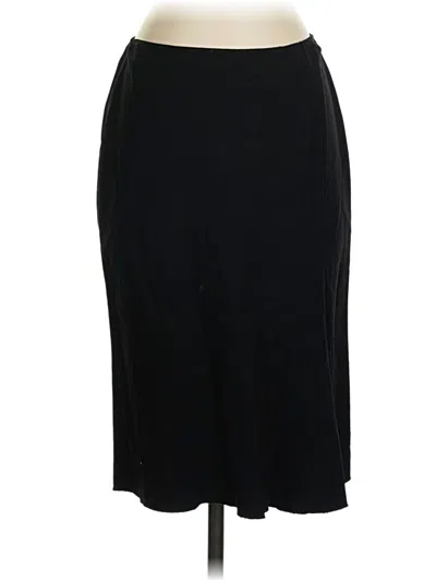 Pre-owned Tahari Formal Skirt In Black