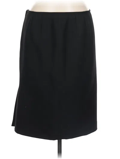 Pre-owned Tahari Formal Skirt In Black