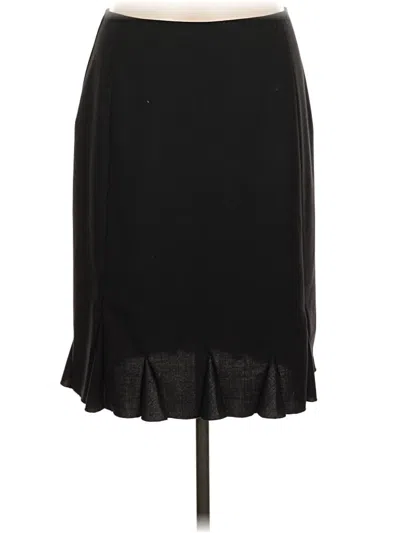 Pre-owned Tahari Formal Skirt In Black