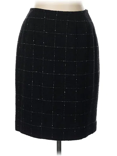 Pre-owned Tahari Formal Skirt In Black