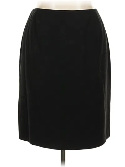 Pre-owned Tahari Formal Skirt In Black