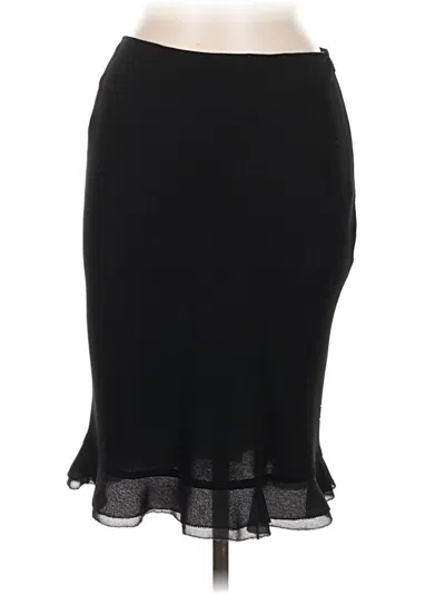 Pre-owned Tahari Formal Skirt In Black