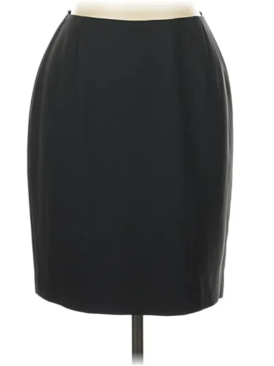 Pre-owned Tahari Formal Skirt In Black