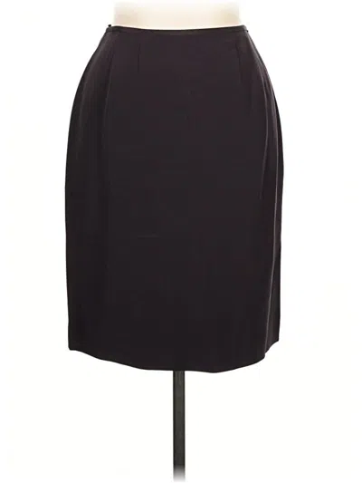 Pre-owned Tahari Formal Skirt In Black
